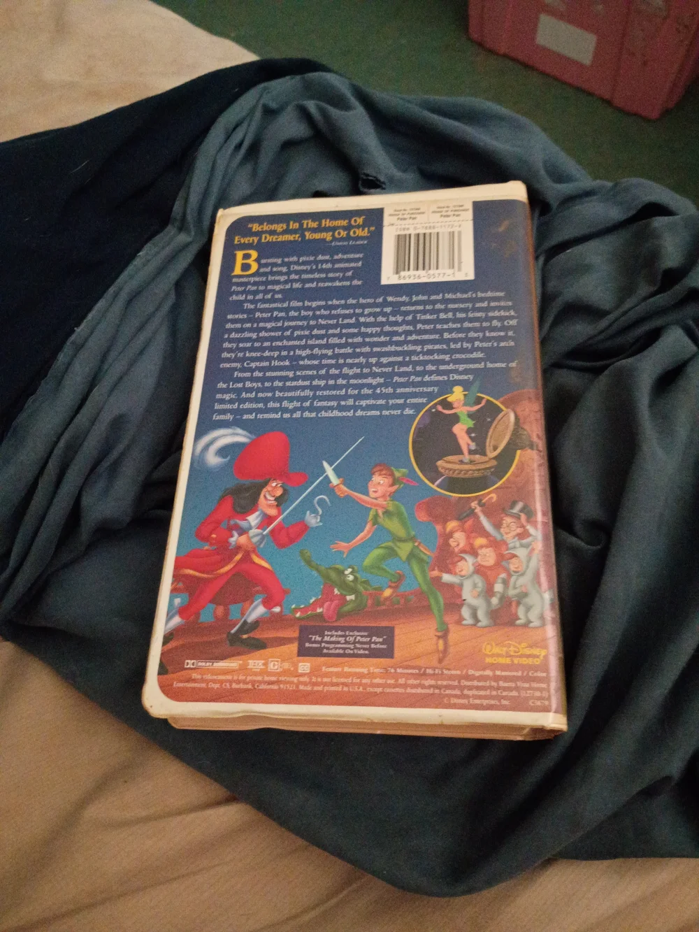 Disney Peter Pan on VHS